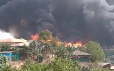 Thousands displaced, facilities gutted following Rohingya camp fire