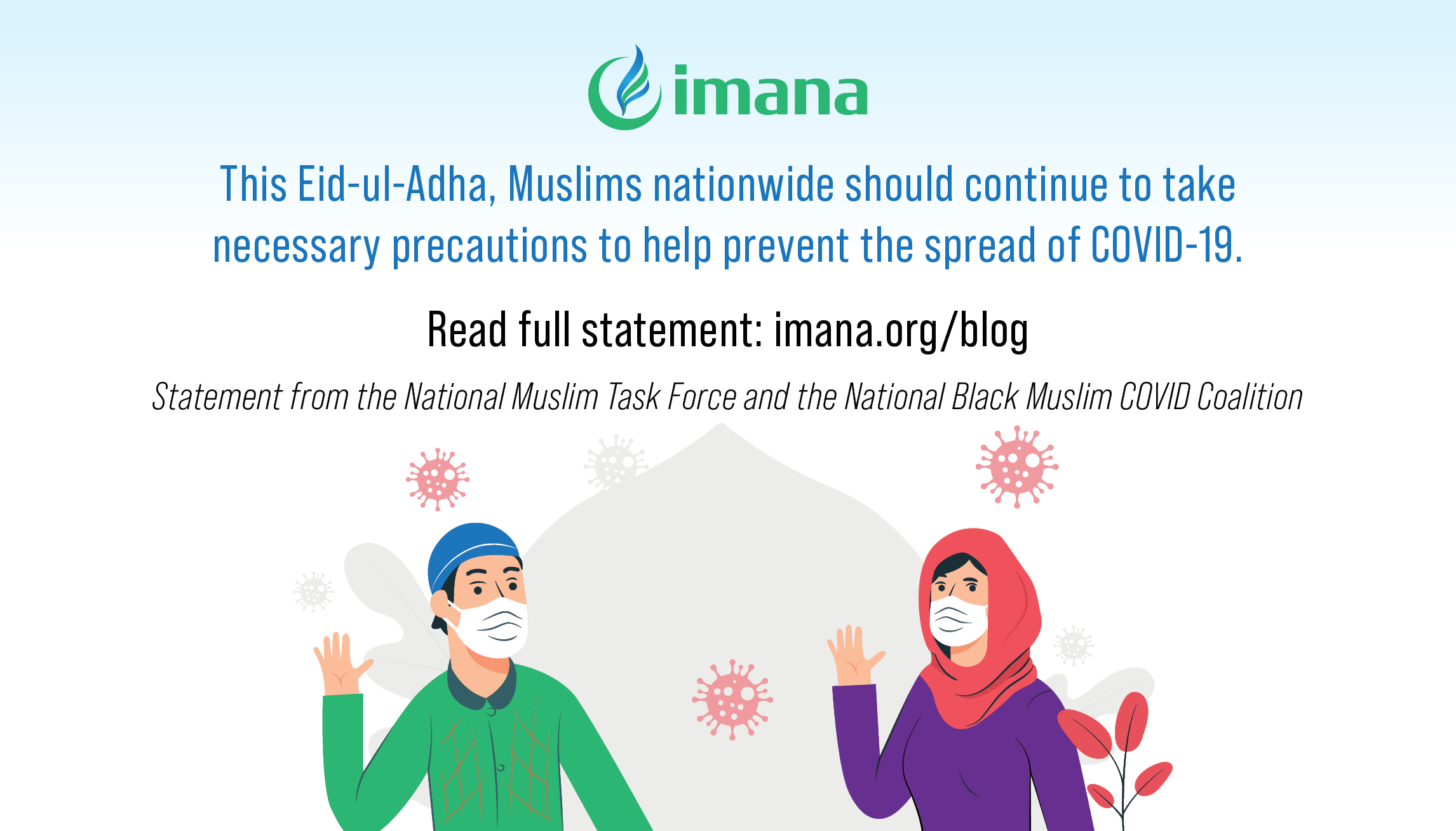 Statement from the National Muslim Task Force and the National Black Muslim COVID Coalition on COVID-19 Regarding Eid ul-Adha