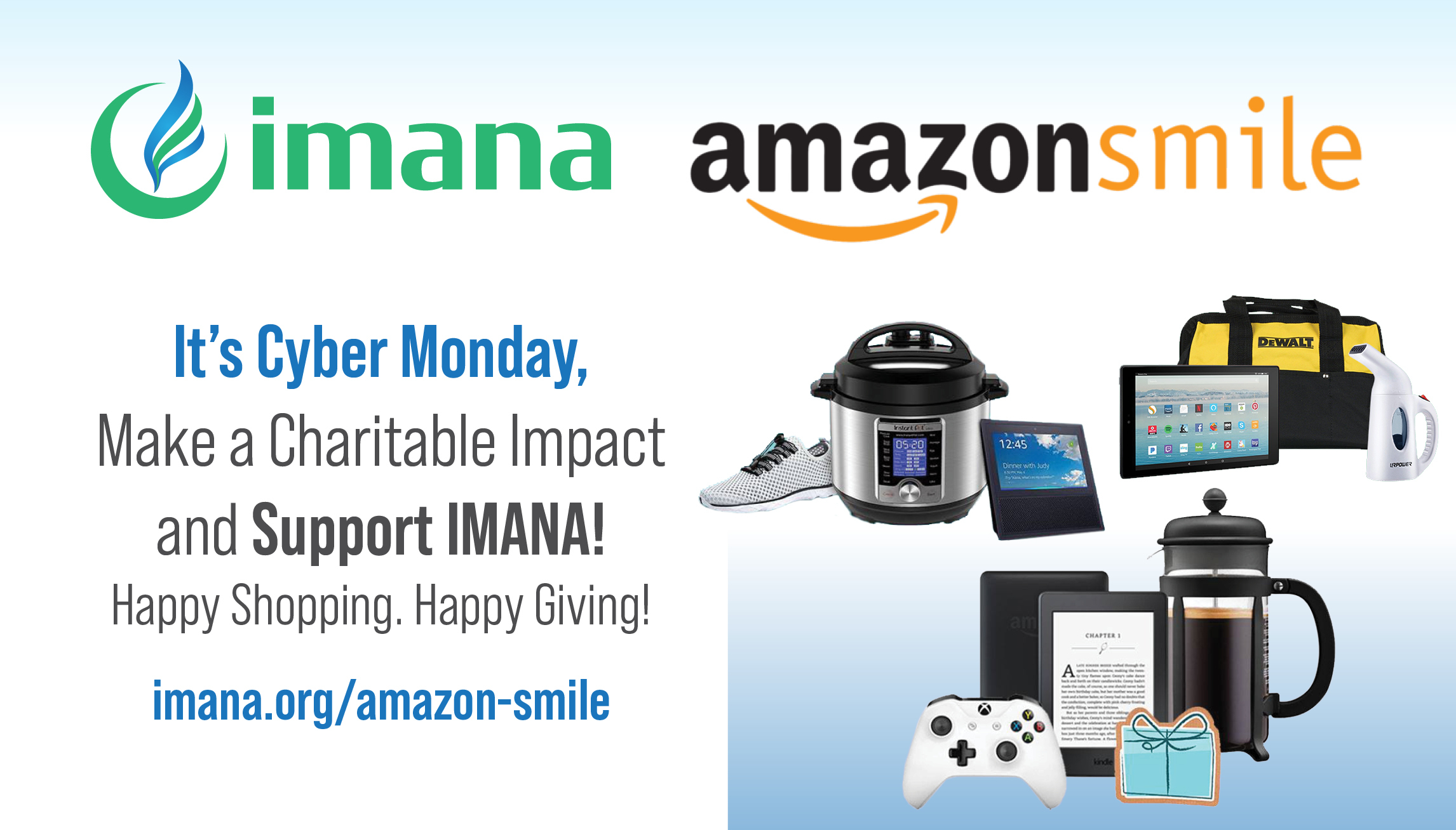 This Cyber Monday, Support IMANA